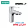Vòi Lavabo 1 Lỗ Nóng Lạnh Hansgrohe Logis E 100 589.52.428