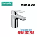 Vòi Lavabo 1 Lỗ Nóng Lạnh Hansgrohe Logis E 70 589.52.430