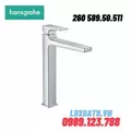 Vòi Lavabo Cổ Cao 1 Lỗ Nóng Lạnh Hansgrohe Metropol 260 589.50.511