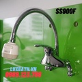 Vòi rửa bát gắn tường nóng lạnh cần mềm Selta SS900F 