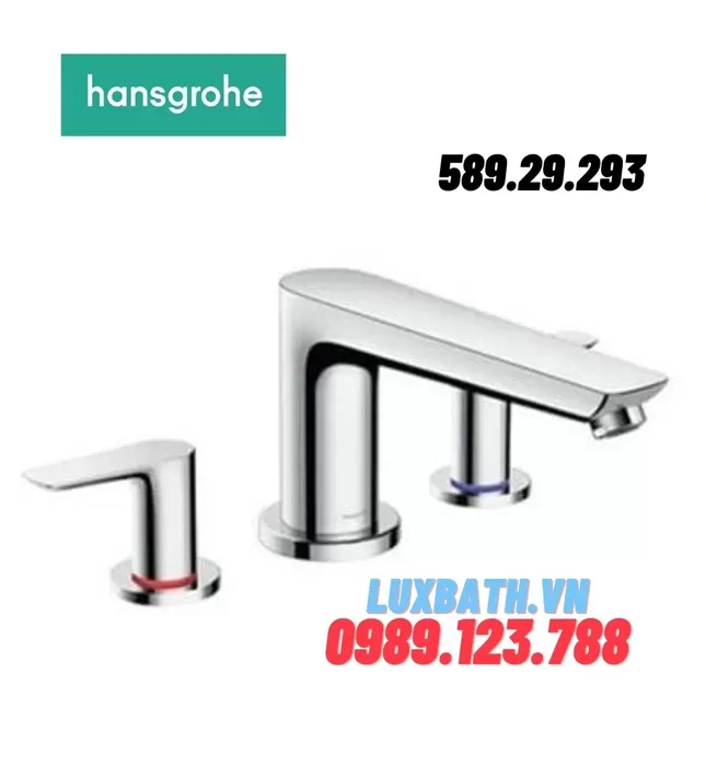 BỘ TRỘN BỒN TẮM HANSGROHE 3 LỖ TALIS E 58929293