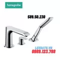 BỘ TRỘN BỒN TẮM HANSGROHE 3 LỖ METRIS 58950230
