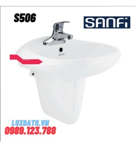 Chậu rửa mặt treo tường Sanfi S506