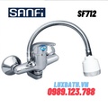 Vòi chậu rửa bát nóng lạnh cần mềm SanFi SF712