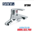 Vòi chậu rửa mặt nóng lạnh 3 lỗ SanFi SF368