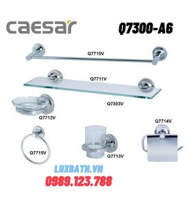 Bộ phụ kiện phòng tắm 6 món Caesar Q7300-A6 (Q7300A6)