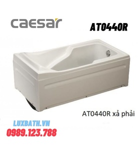 Bồn Tắm Chân Yếm Phải 1400cm Caesar AT0440R (Bỏ mẫu)