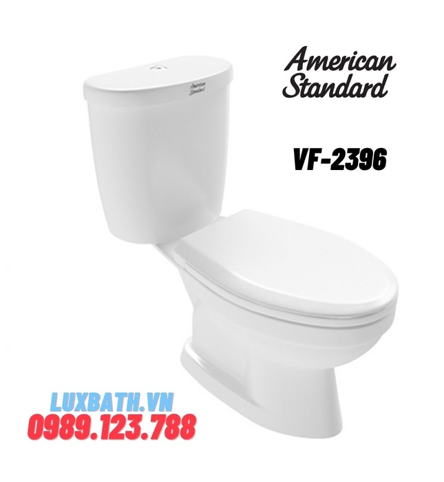 Bồn cầu 2 khối American Standard VF-2396 chính hãng, giá rẻ