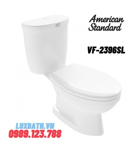 Bàn cầu 2 khối nắp êm xả nhấn American Standard VF-2396