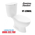 Bàn cầu 2 khối nắp êm xả nhấn American Standard VF-2396