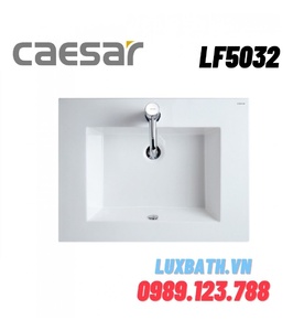 Chậu Rửa Lavabo Liền Bàn Caesar LF5032 