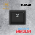 Chậu rửa bát đá 1 hố Malloca Nero G-10540 