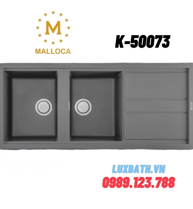 Chậu Đá Rửa Chén Malloca TITANIUM K-50073 