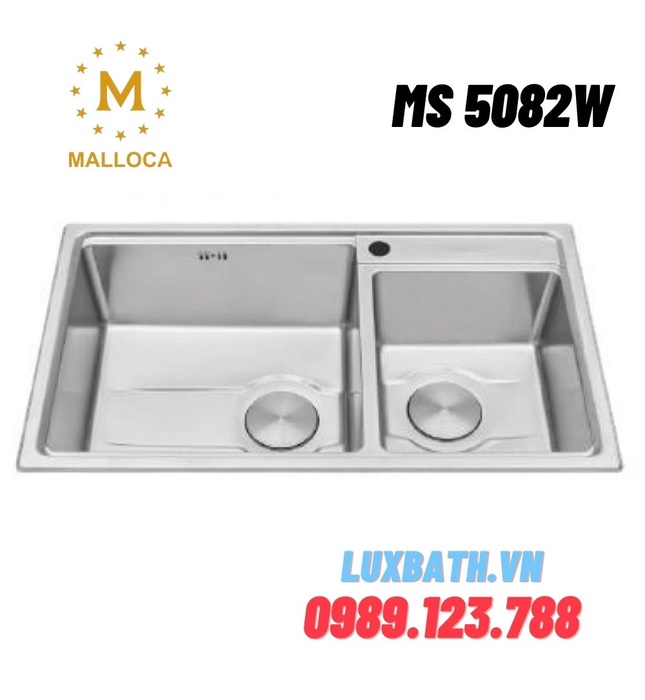 Chậu rửa chén 1 hố Malloca MS 5082W