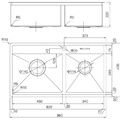 Chậu rửa chén Malloca MS 6304