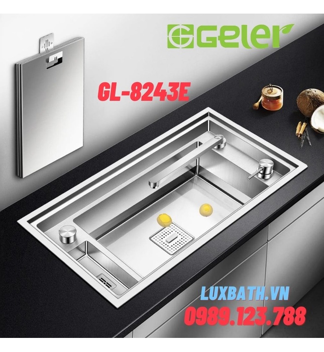 Chậu rửa bát 1 hố Geler GL-8243E