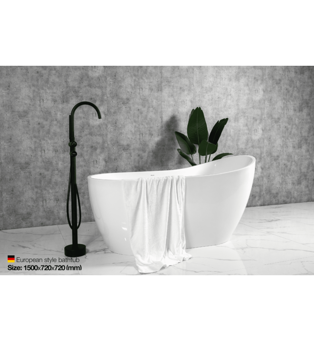 Bồn tắm đặt sàn độc lập hình cánh buồm Mowoen MW8225-150 1500cm