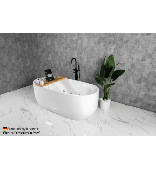 Bồn Tắm Massage Đặt Sàn Mowoen MW8311B-170.MS 1.7m
