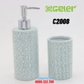 Bộ phụ kiện đá xà phòng 2 món Geler C2008