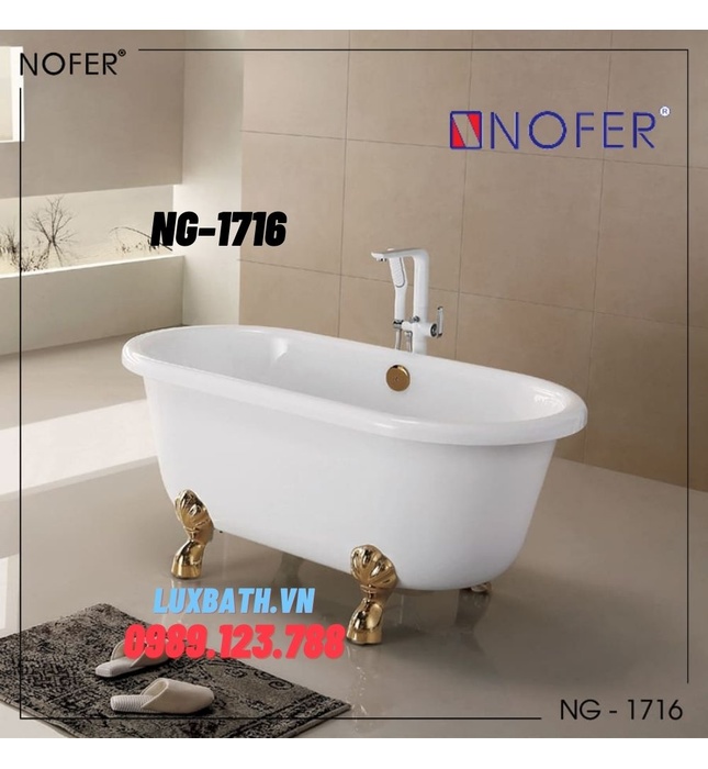 Bồn tắm Nofer NG-1716