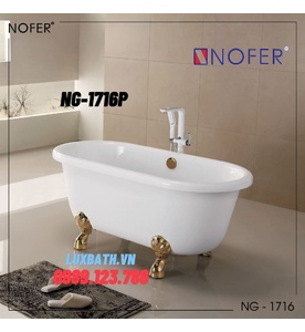 Bồn tắm ngọc trai Nofer NG-1716P