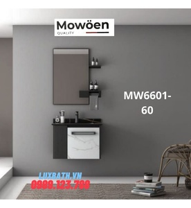 Bộ tủ chậu cao cấp đèn Led Mowoen MW6601-60 60x40cm