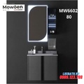 Bộ tủ chậu cao cấp đèn Led Mowoen MW6602-80 80x47cm