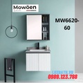 Bộ tủ chậu cao cấp đèn Led Mowoen MW6620-60 60x48cm