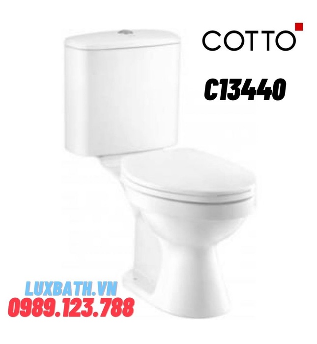 Bàn Cầu 2 Khối Nắp Êm COTTO C13440