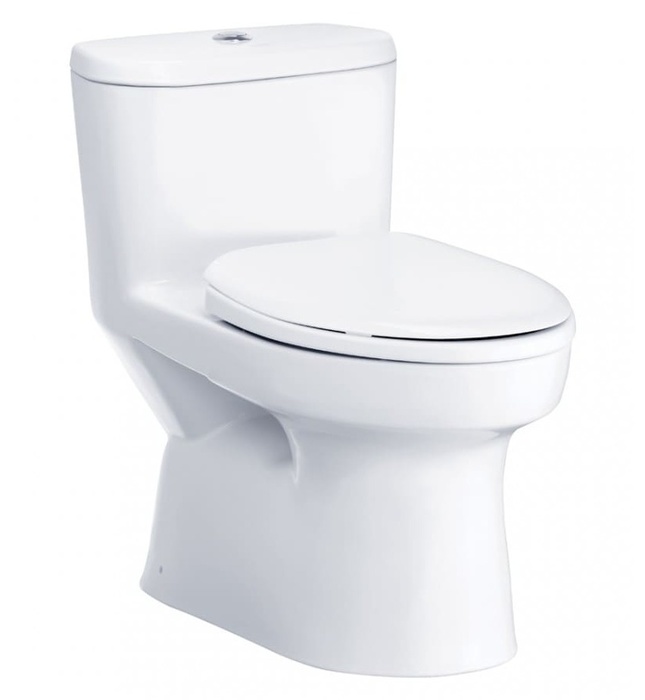 Bàn Cầu 1 Khối Nắp Êm COTTO C1015 Macc Xả Nhấn