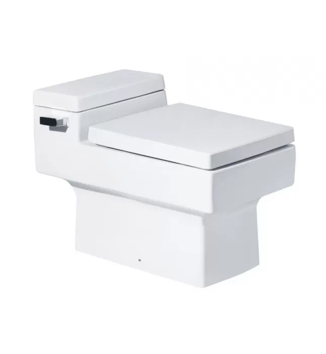 Bàn Cầu 1 Khối Vuông Xả Gạt Nắp Êm COTTO C10317 