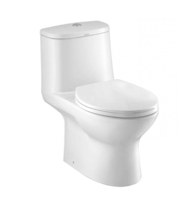 Bàn Cầu 1 Khối Nắp Êm COTTO C1053 Micc Xả Nhấn