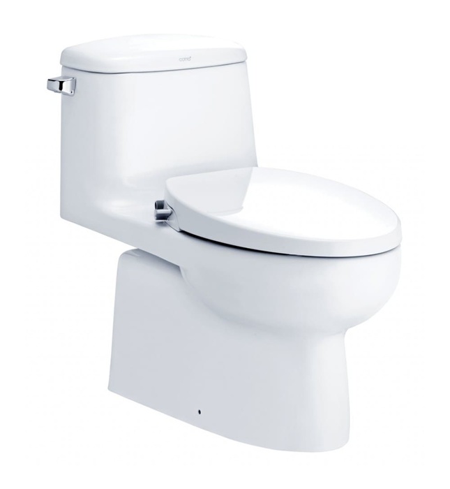 Bàn Cầu 1 Khối COTTO C1141 Priz Nắp Rơi Êm Xả Gạt