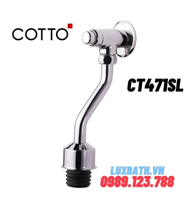 Van Xả Ấn Bồn Tiểu COTTO CT471SL(HM) 75mm