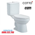 Bàn Cầu 2 Khối Nắp Êm COTTO C1371 Alex II Xả Nhấn