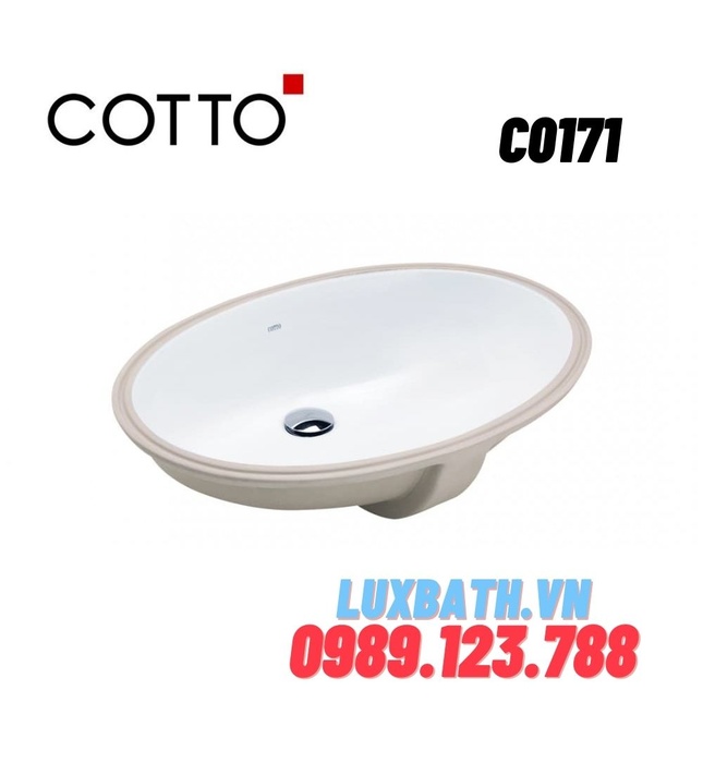 Chậu rửa mặt COTTO C0171 âm bàn 