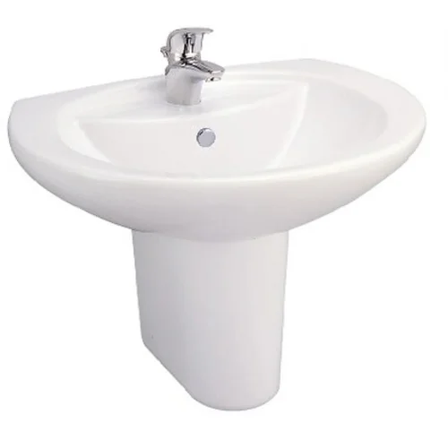 Chậu Lavabo Treo Tường Chân Lửng COTTO C0107/C4201