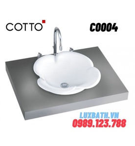 Chậu rửa mặt COTTO C0004 dương bàn 