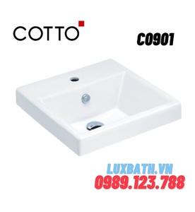 Chậu rửa mặt COTTO C0901 đặt bàn 