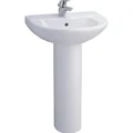 Chậu Lavabo Treo Tường Chân Đứng COTTO C014/C411 Wendy
