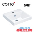 Chậu rửa mặt COTTO C0901 đặt bàn 