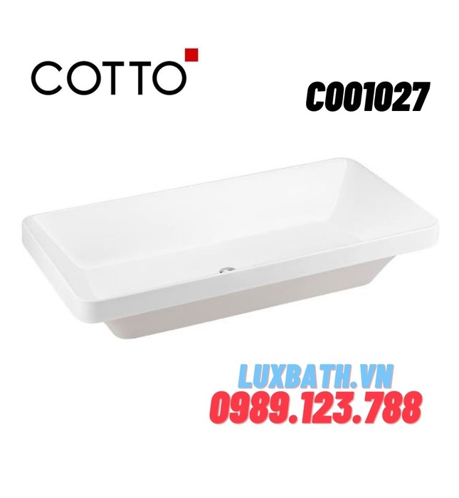 Chậu rửa mặt COTTO C001027 đặt bàn 