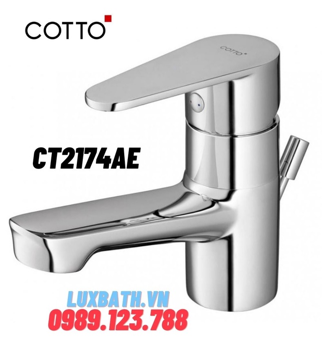 Vòi rửa mặt lavabo nóng lạnh COTTO CT2174AE 