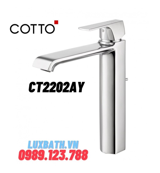 Vòi rửa mặt lavabo nóng lạnh COTTO CT2202AY 