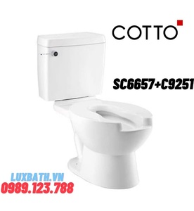 Bàn Cầu 2 Khối dành cho người khuyết tật COTTO SC6657
