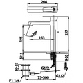 Vòi rửa mặt lavabo nóng lạnh COTTO CT2202AY 