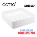 Chậu rửa mặt COTTO C003417 đặt bàn