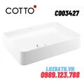 Chậu rửa mặt COTTO C003427 đặt bàn