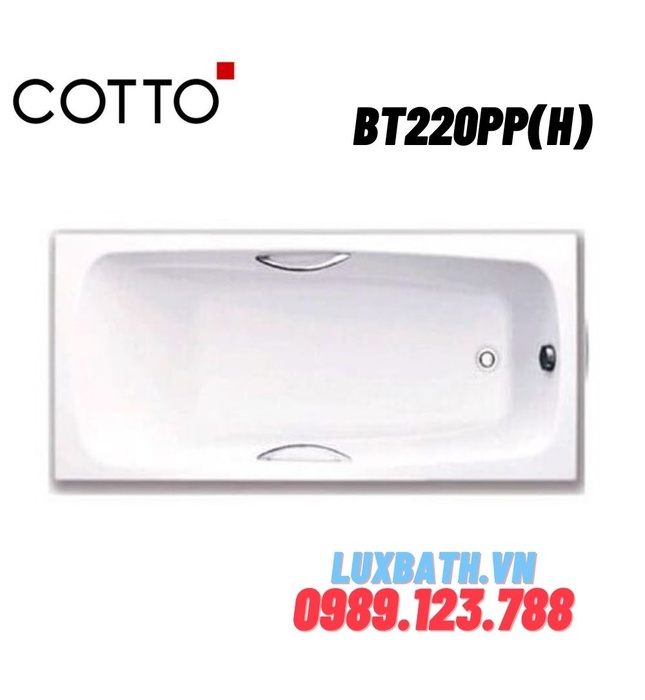 Bồn tắm COTTO BT220PP(H) 