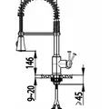 Vòi rửa bát nóng lạnh COTTO CT2099A